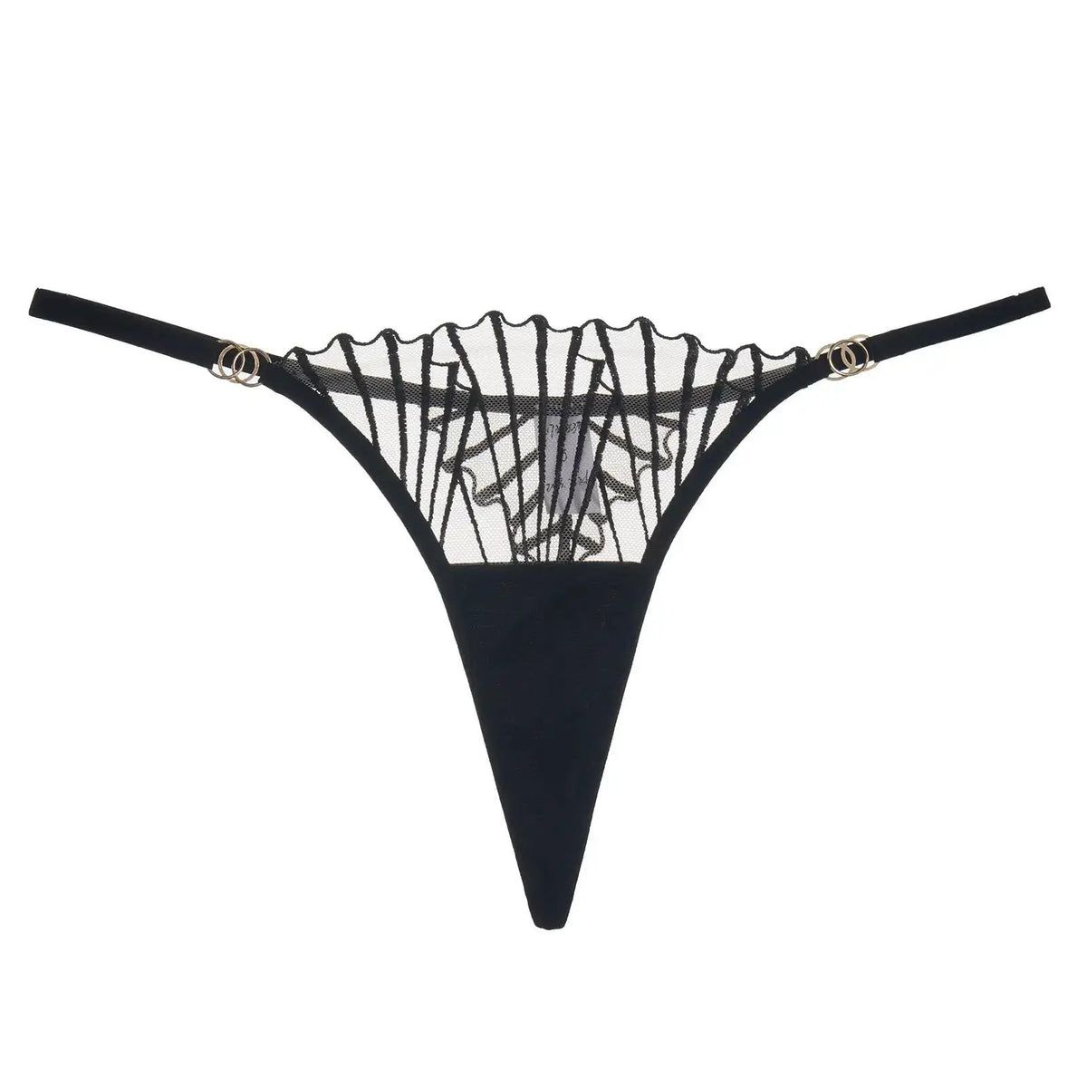 Cross-border sexy sexy lingerie French ultra-thin mesh embroidered bra underwear big chest small plus size underwear suit by Dropshipman