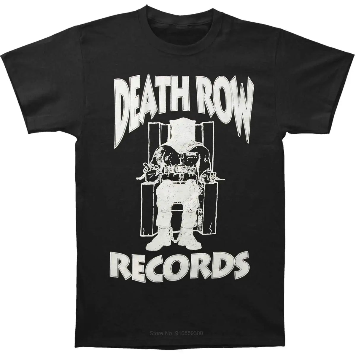 Funny T Shirt Men Novelty Tshirt Death Row Records White Logo T-Shirt cotton tshirt men summer fashion t-shirt euro size by Dropshipman