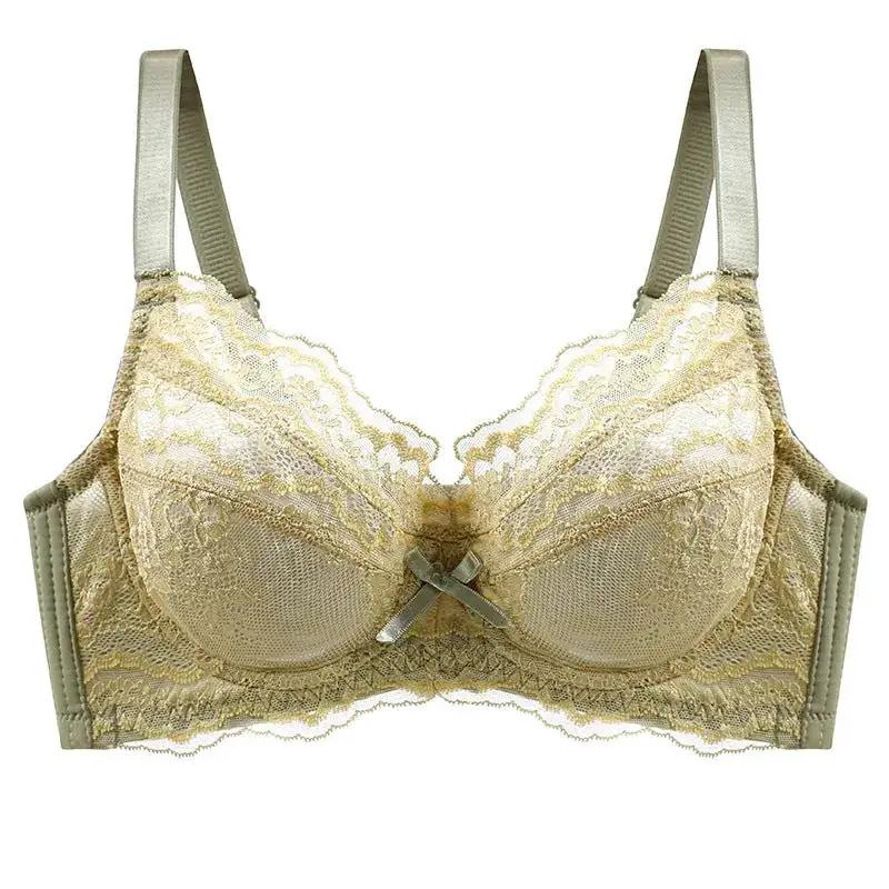 Inter-color sexy transparent underwear ladies with steel ring lace bra gathered comfortable underwear manufacturers wholesale explosions by Dropshipman