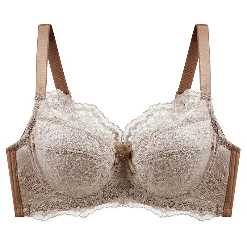 Inter-color sexy transparent underwear ladies with steel ring lace bra gathered comfortable underwear manufacturers wholesale explosions by Dropshipman
