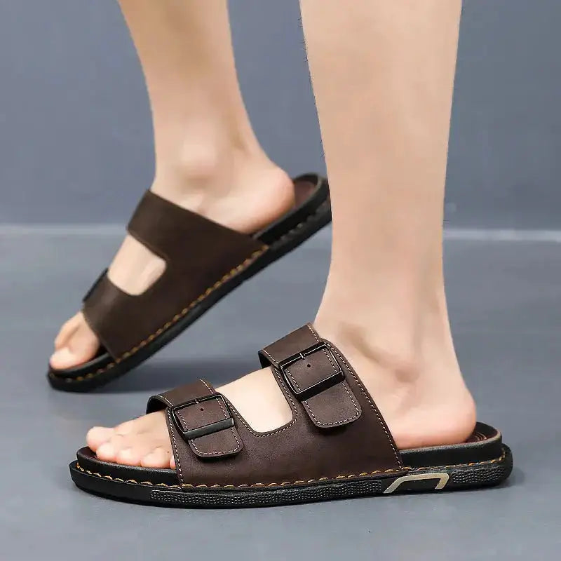 Shoes Men Sandals Slippers Sneaker Leather Men&