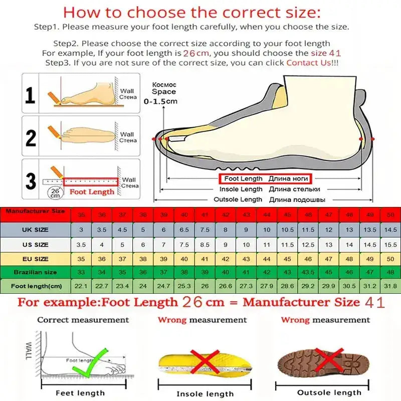 Shoes Men Sandals Slippers Sneaker Leather Men&