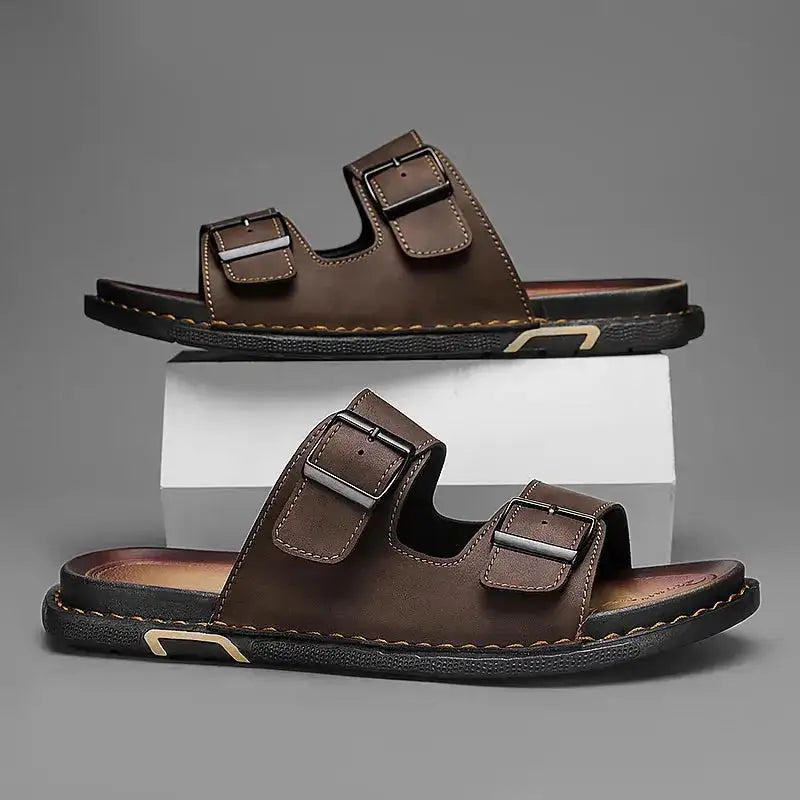 Shoes Men Sandals Slippers Sneaker Leather Men&
