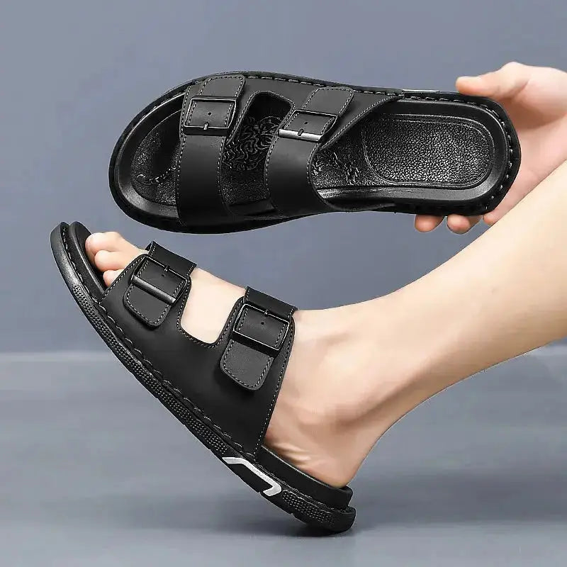 Shoes Men Sandals Slippers Sneaker Leather Men&