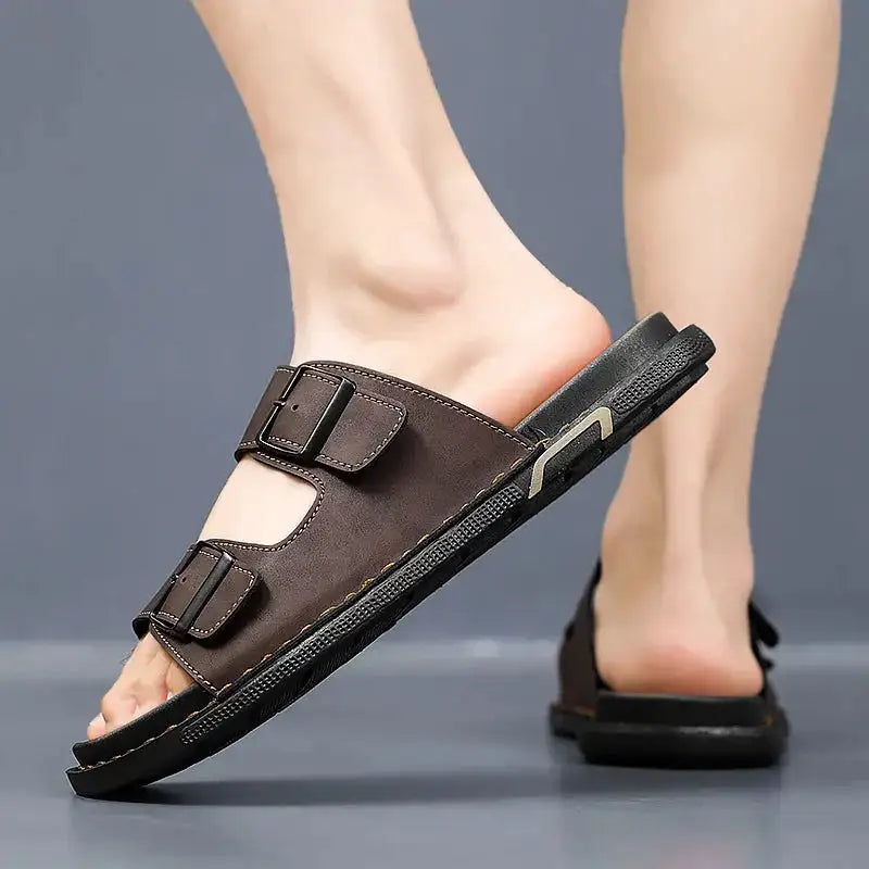 Shoes Men Sandals Slippers Sneaker Leather Men&