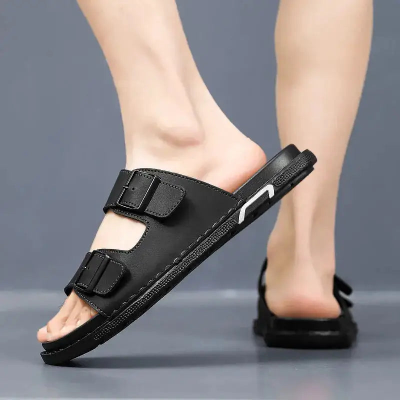 Shoes Men Sandals Slippers Sneaker Leather Men&