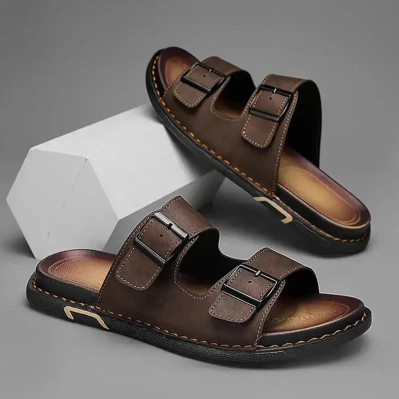 Shoes Men Sandals Slippers Sneaker Leather Men&