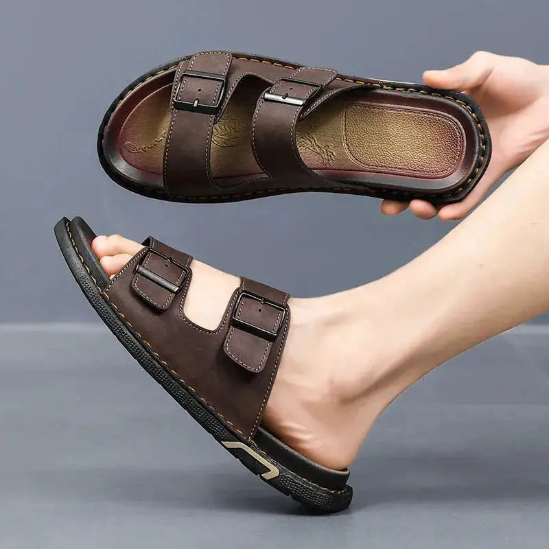 Shoes Men Sandals Slippers Sneaker Leather Men&