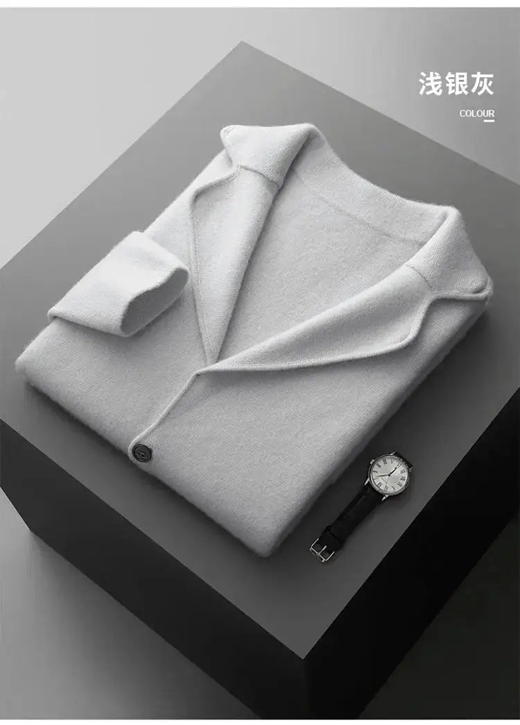 New autumn and winter cashmere sweater large size men&