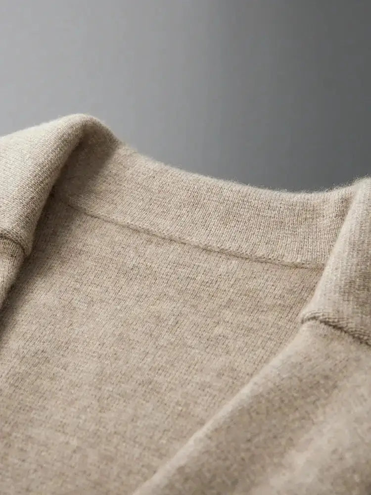 New autumn and winter cashmere sweater large size men&
