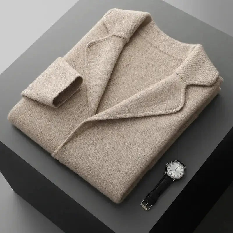 New autumn and winter cashmere sweater large size men&
