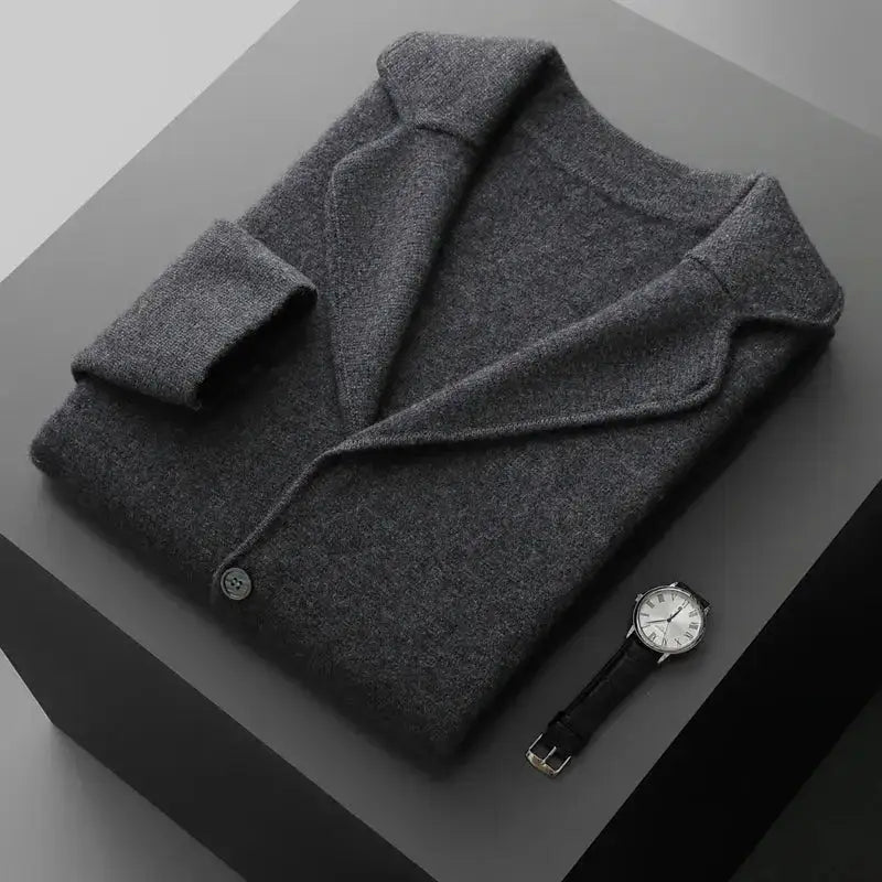 New autumn and winter cashmere sweater large size men&