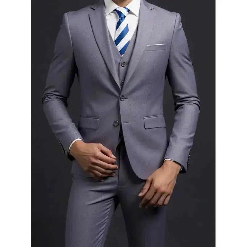 Suit (Blazer+ Vest + Trousers) Men&