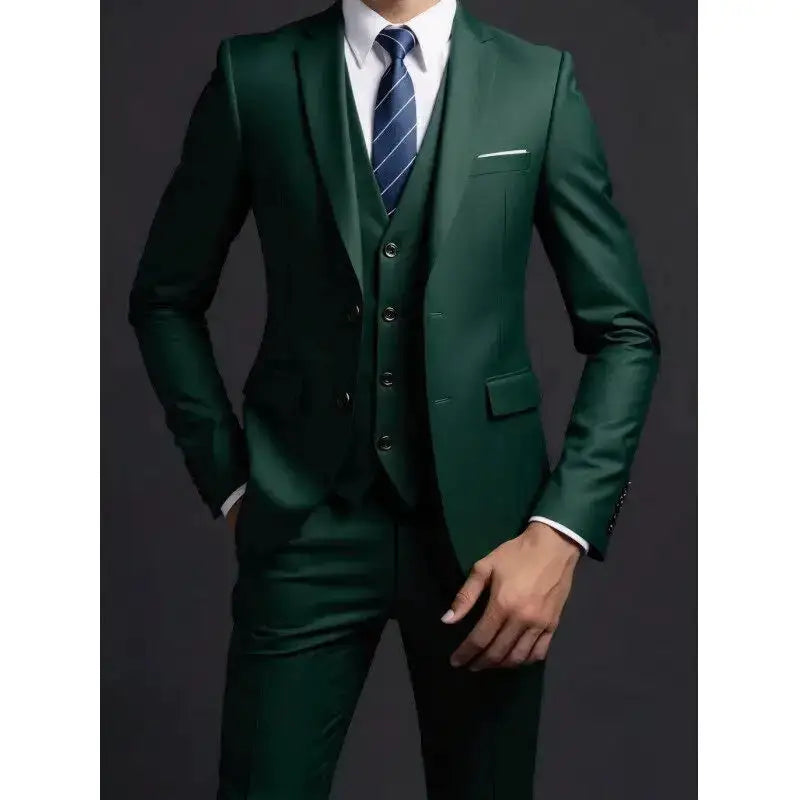 Suit (Blazer+ Vest + Trousers) Men&