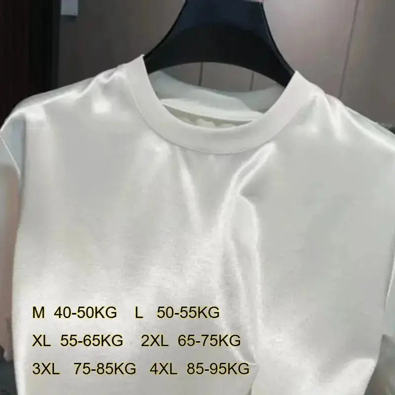Summer Glossy Fabric Satin Men&