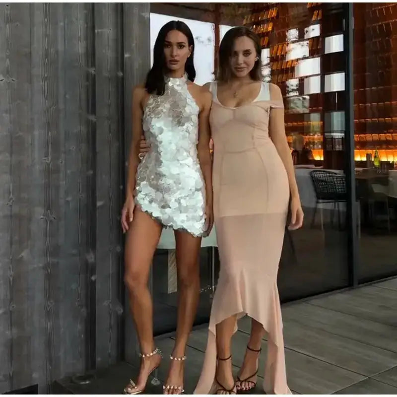 Mesh Overlay Lace Hem Slip Midi Dress Slim Spaghetti Strap Sheer 2026 Summer Elegant Women Bodycon Dress Retro Date Lady Gown by Dropshipman