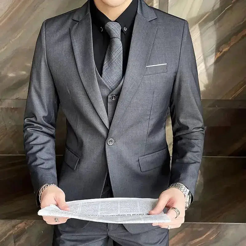 Suit (Blazer+ Vest + Pants) Men&