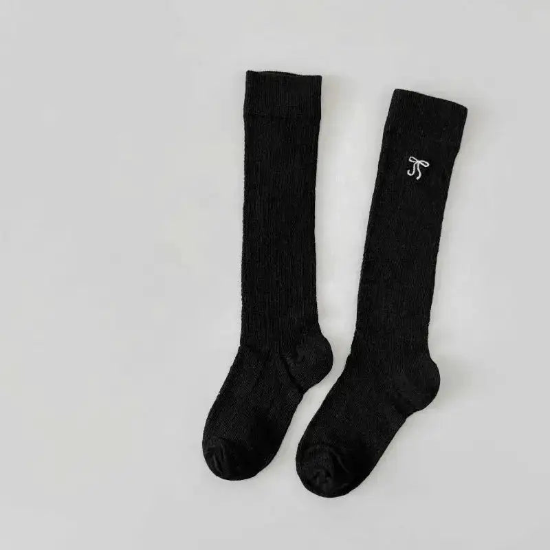 Summer Baby Hollow Out Socks Cute Bow Mesh Cotton Princess Knee High Socks Breathable Thin Non-slip Children Socks 2-12Years by Dropshipman