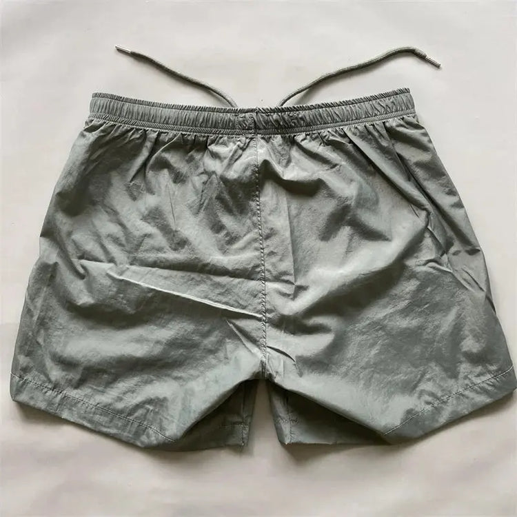 Top quality luxury knee-length summer youth leisure sports nylon shorts loose men&