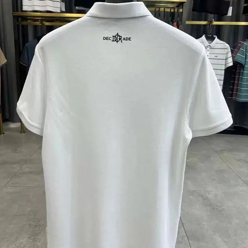 100% cotton high-end breathable short sleeve POLO shirt men 2024summer luxury brand embroidery Paul T-shirt fashion men&
