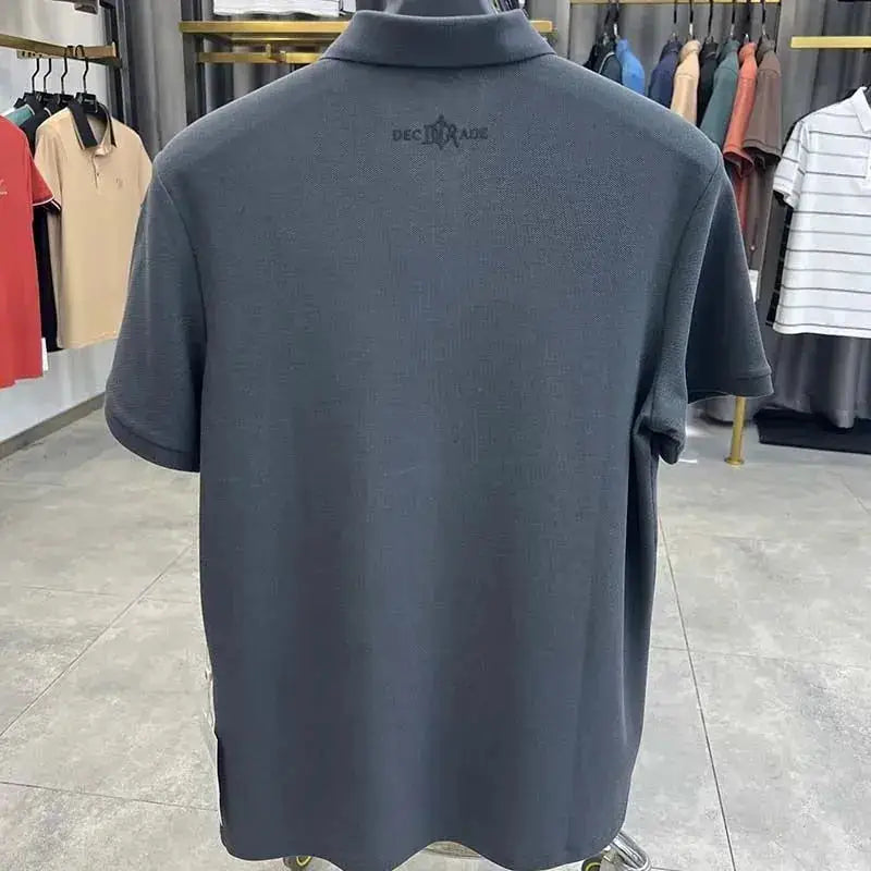 100% cotton high-end breathable short sleeve POLO shirt men 2024summer luxury brand embroidery Paul T-shirt fashion men&