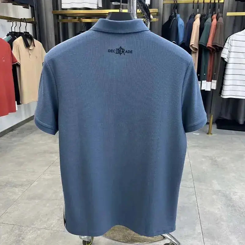 100% cotton high-end breathable short sleeve POLO shirt men 2024summer luxury brand embroidery Paul T-shirt fashion men&