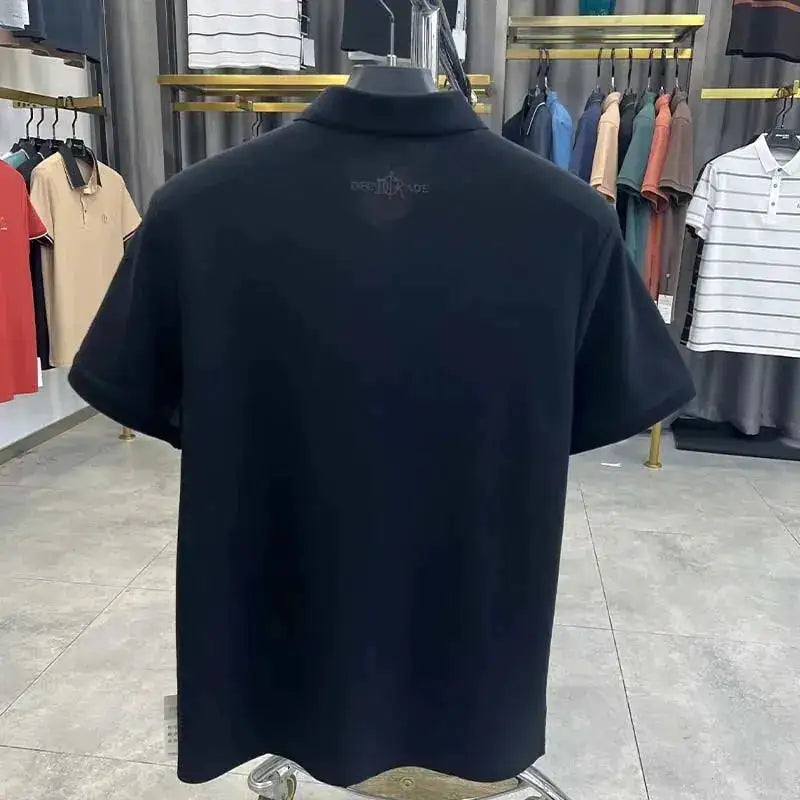100% cotton high-end breathable short sleeve POLO shirt men 2024summer luxury brand embroidery Paul T-shirt fashion men&