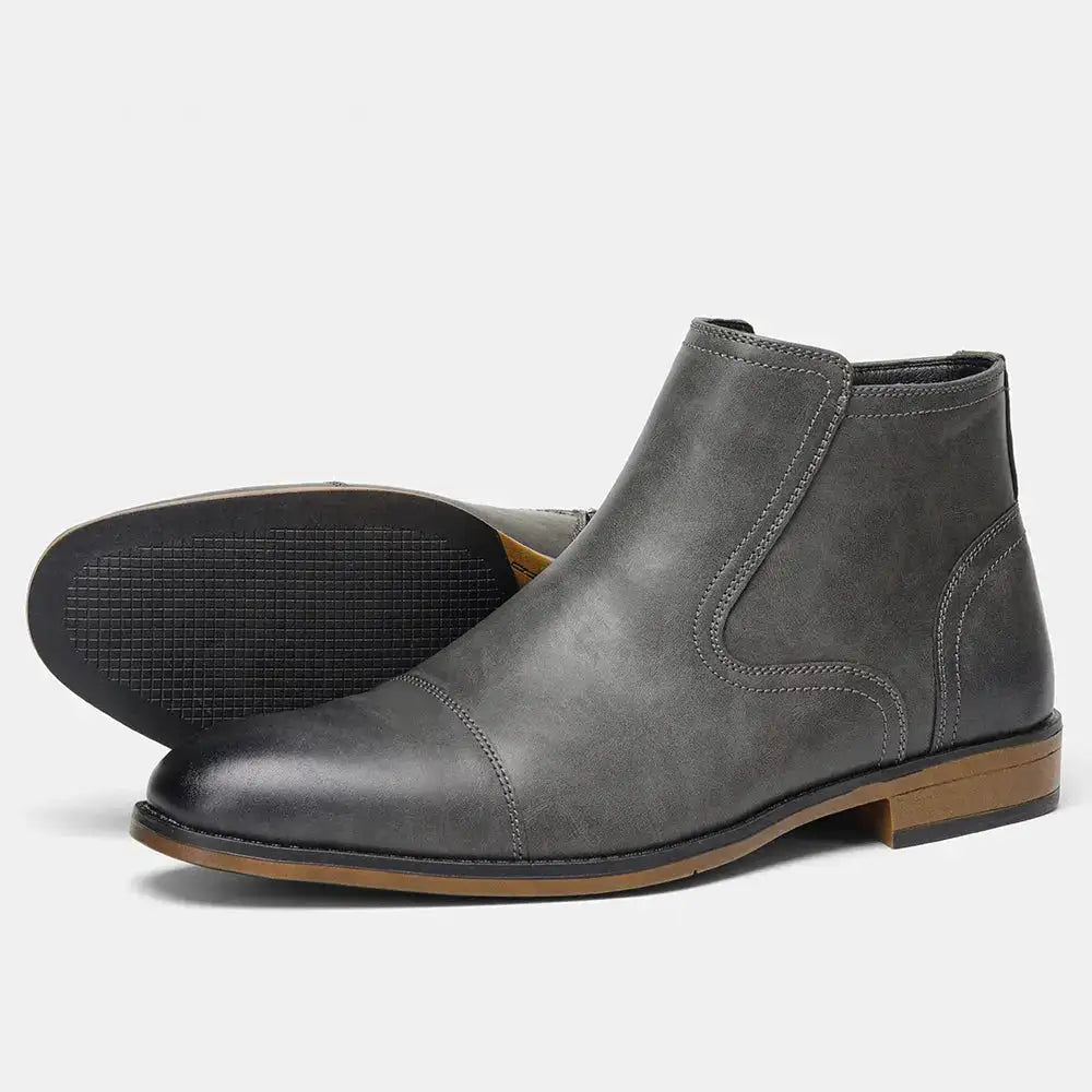 Boots Men Comfortable Fashion 2025 Brand Boots Leather by Dropshipman