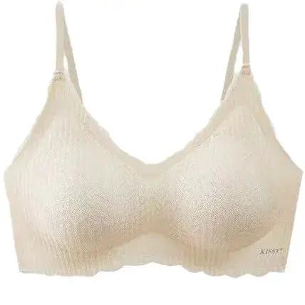 Kissy Series Underwear Traceless Push-up Vest Classic Sling-off Paramelia Non-rimless Bra by Dropshipman