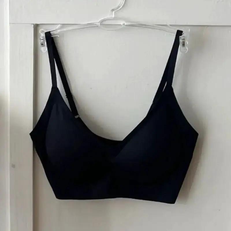 Kissy Series Underwear Traceless Push-up Vest Classic Sling-off Paramelia Non-rimless Bra by Dropshipman