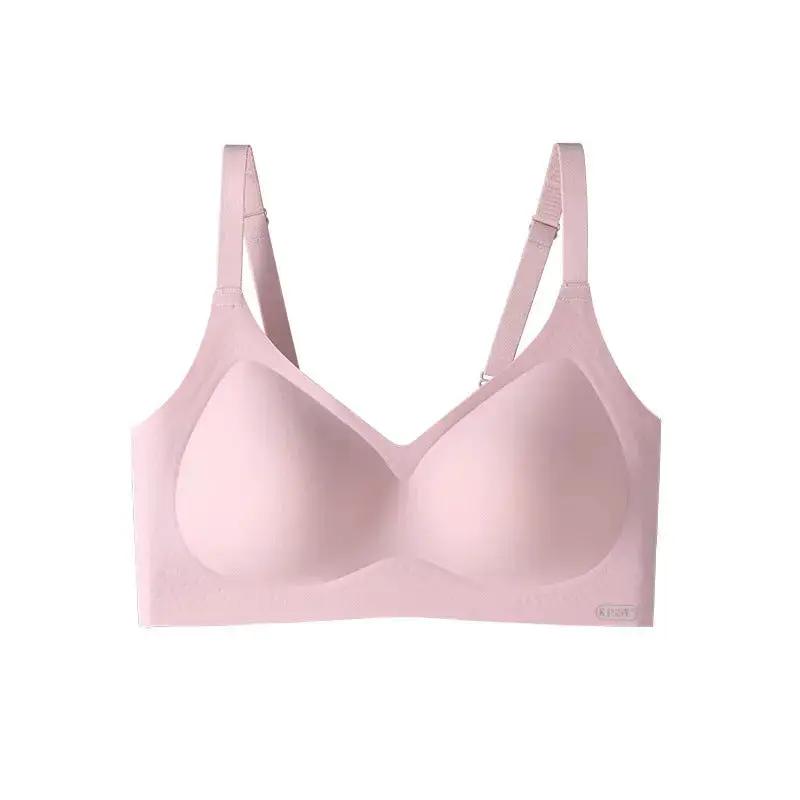Kissy Series Underwear Traceless Push-up Vest Classic Sling-off Paramelia Non-rimless Bra by Dropshipman