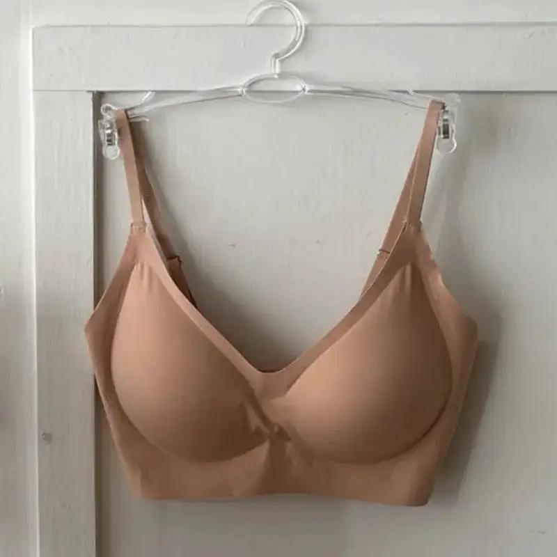 Kissy Series Underwear Traceless Push-up Vest Classic Sling-off Paramelia Non-rimless Bra by Dropshipman