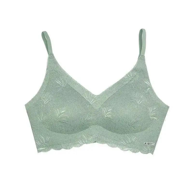 Kissy Series Underwear Traceless Push-up Vest Classic Sling-off Paramelia Non-rimless Bra by Dropshipman