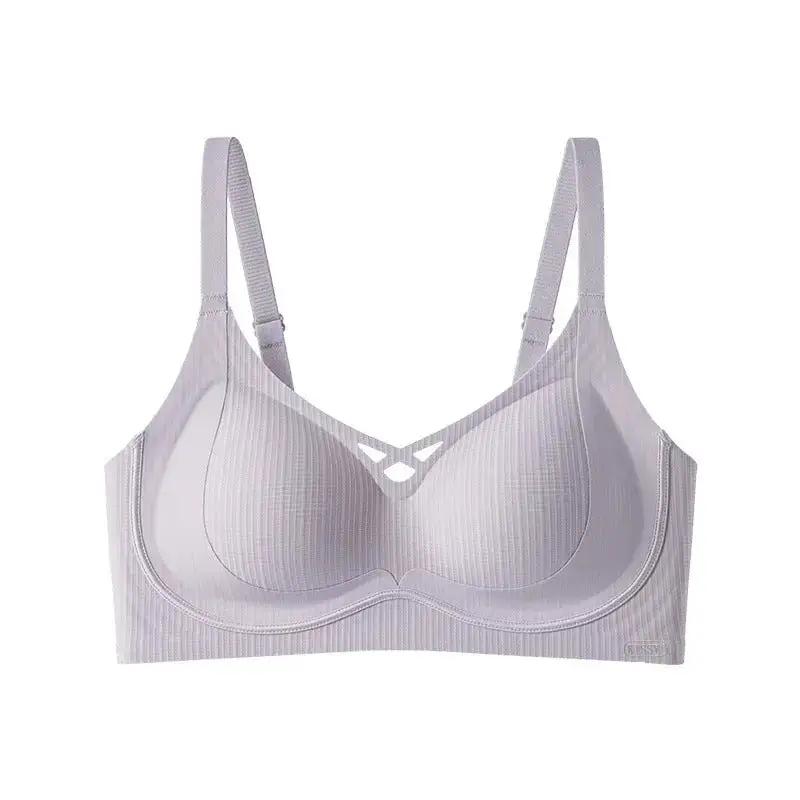 Kissy Series Underwear Traceless Push-up Vest Classic Sling-off Paramelia Non-rimless Bra by Dropshipman