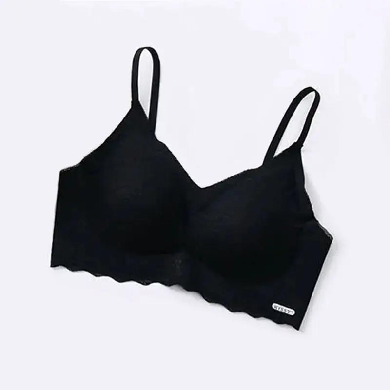 Kissy Series Underwear Traceless Push-up Vest Classic Sling-off Paramelia Non-rimless Bra by Dropshipman