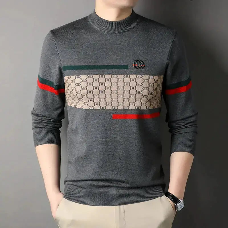 New Round Neck Slim Fit Men&