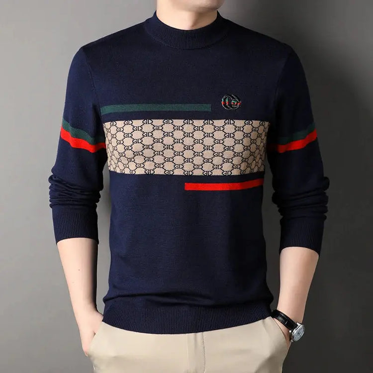 New Round Neck Slim Fit Men&