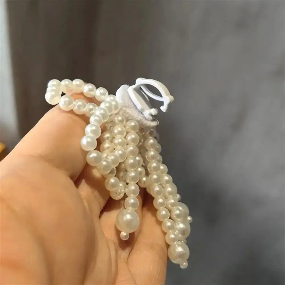 Fashion Lace Pearl Bow Shoe Laces Shoe Flower Buckle Premium Decorative Shoe Charm Accessories Charms for Sneakers Decorative by Dropshipman