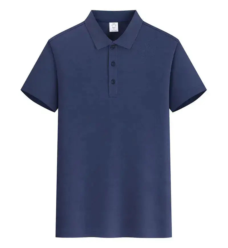 EU Size POLO Customized LOGO Polo Shirt Men Summer Men&