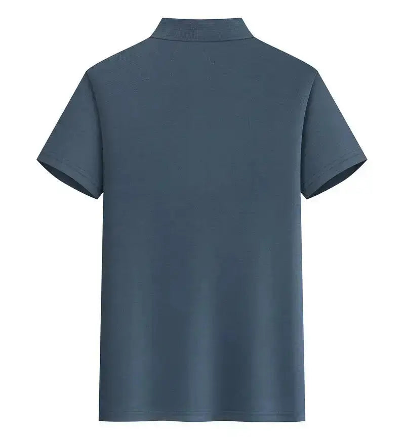 EU Size POLO Customized LOGO Polo Shirt Men Summer Men&