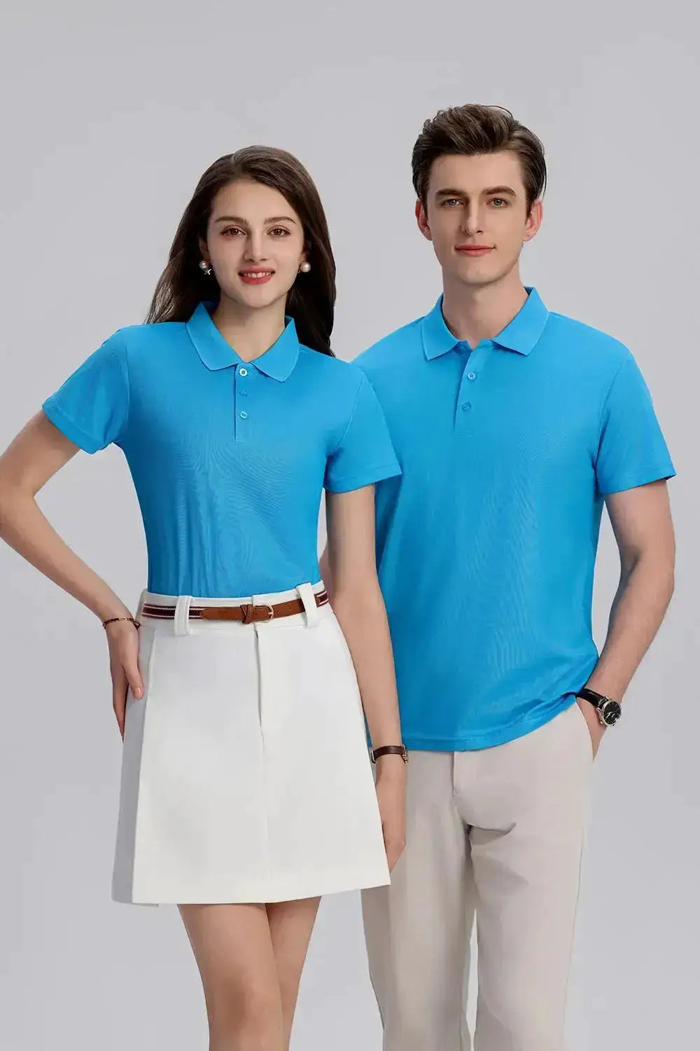 EU Size POLO Customized LOGO Polo Shirt Men Summer Men&