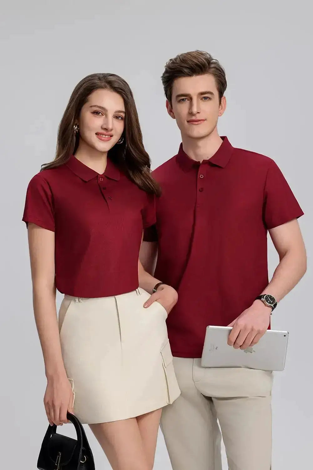 EU Size POLO Customized LOGO Polo Shirt Men Summer Men&