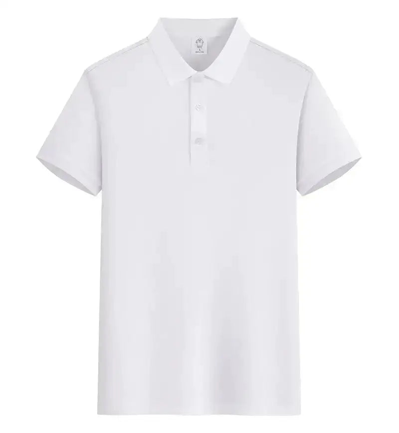 EU Size POLO Customized LOGO Polo Shirt Men Summer Men&