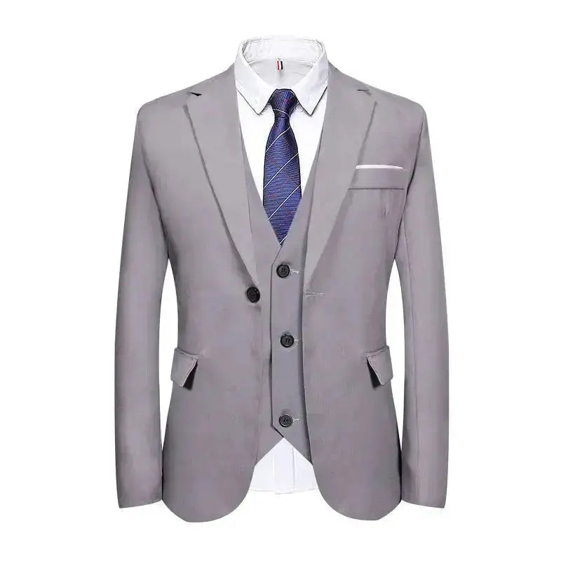 Suits Men Two Piece Suit Sets Turn Down Collar Full Sleeve Blazers Long Pants Slim Fit Ensemble Wedding Evening Spring 2026 by Dropshipman