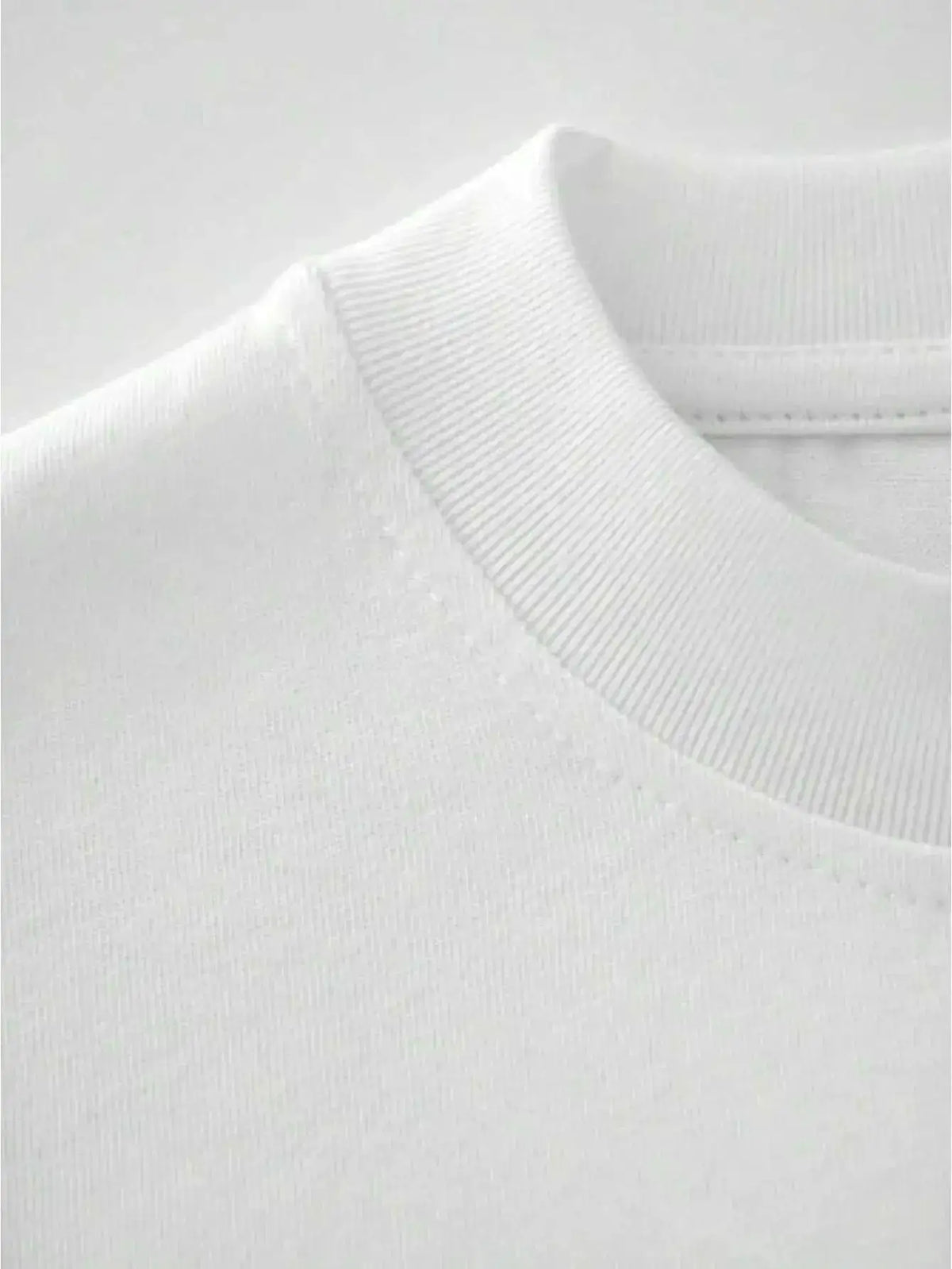 Men New Summer White 100% Cotton Loose-fitting T-shirt with Penguin Text Pattern Short-sleeved Round-neck Design Simple Style by Dropshipman