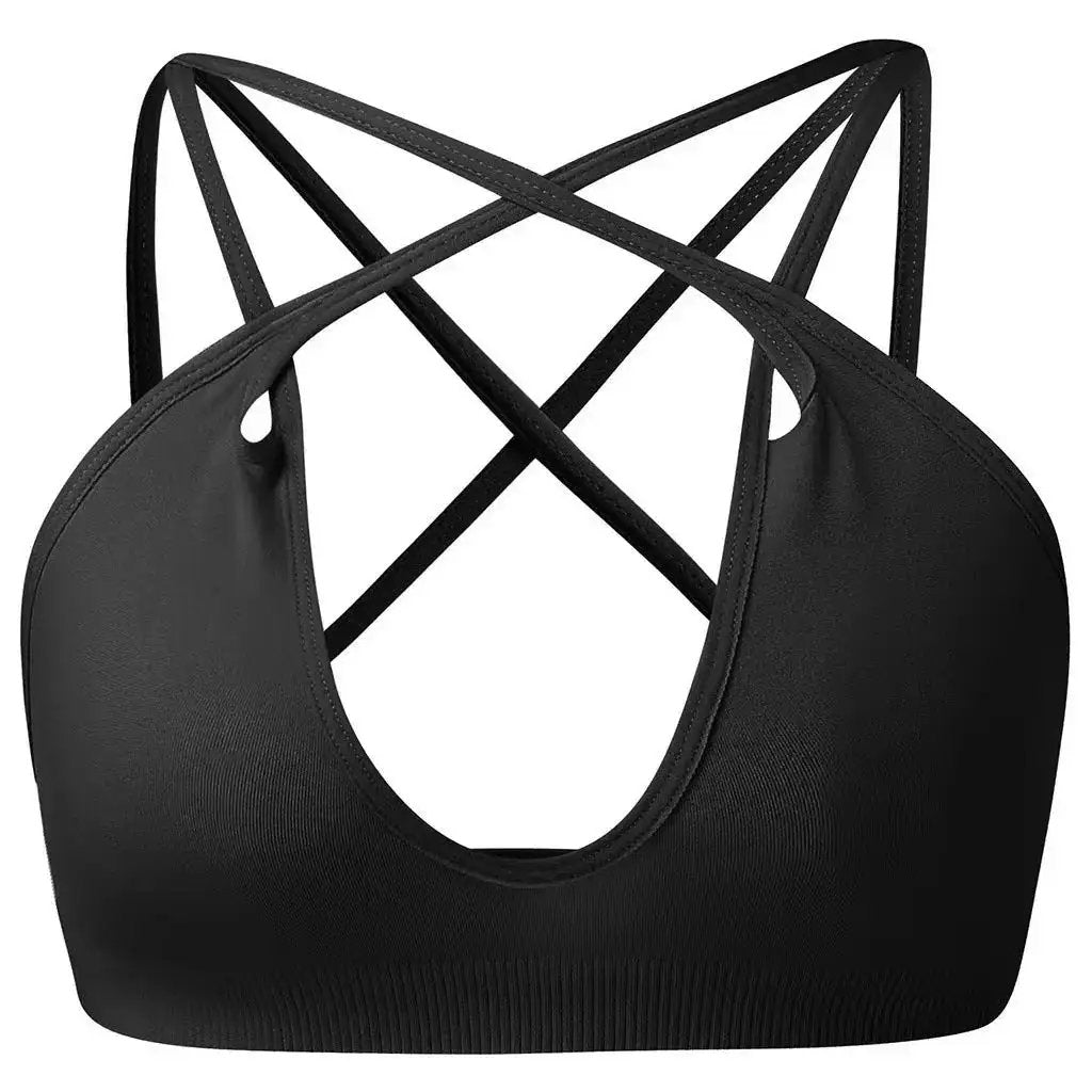 New sports underwear multiple wearing methods French seamless big backless underwear thin U-shaped beauty back bra by Dropshipman