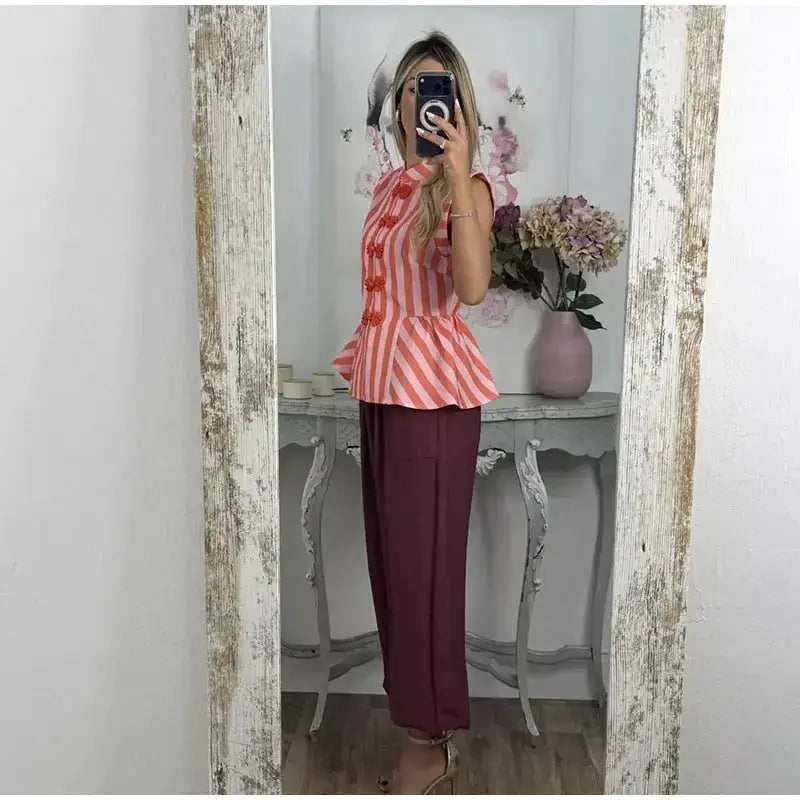 Lace Spliced Square Neck Spaghetti Strap Blouse Loose Fit Cropped 2026 Summer Women Chiffon Top Causal Delicate Lady Blusa by Dropshipman