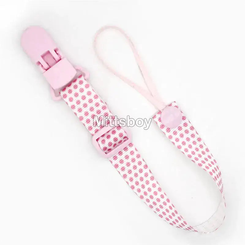 Fixed Button Baby Pacifier Clips Chains Ribbon Dummy Soother Holder Chains Anti-drop Buckle Strap for Pacifier Baby Feeding Gift by Dropshipman