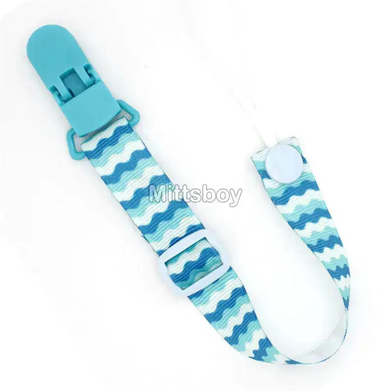 Fixed Button Baby Pacifier Clips Chains Ribbon Dummy Soother Holder Chains Anti-drop Buckle Strap for Pacifier Baby Feeding Gift by Dropshipman