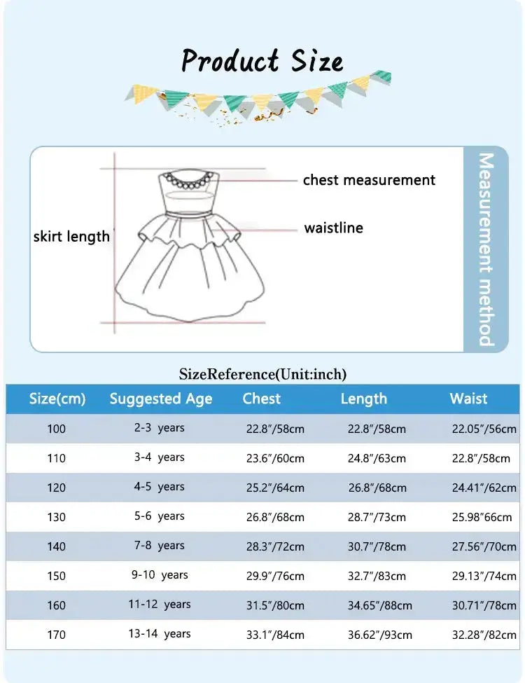 New Princess dress Large children&